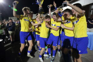 Cheltenham Saracens celebration U18 Floodlit 002